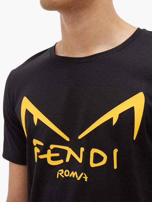 black and yellow fendi shirt