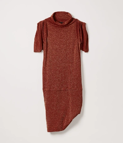 Shop Vivienne Westwood Punkature Dress Rust