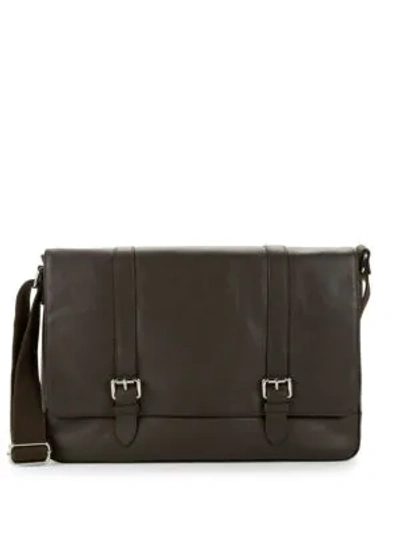 Shop Cole Haan Leather Shoulder Strap Bag In Brown