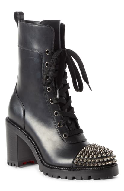 christian louboutin spike boots