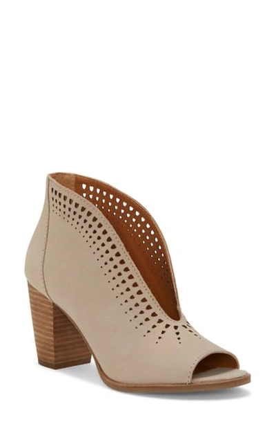 Shop Lucky Brand Joal Bootie In Chinchilla Leather