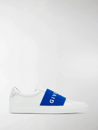 Shop Givenchy Strap Logo Sneakers In White
