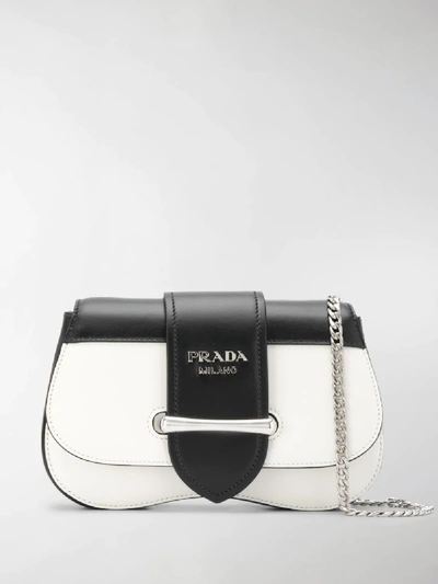 Shop Prada Sidonie Belt Bag In White