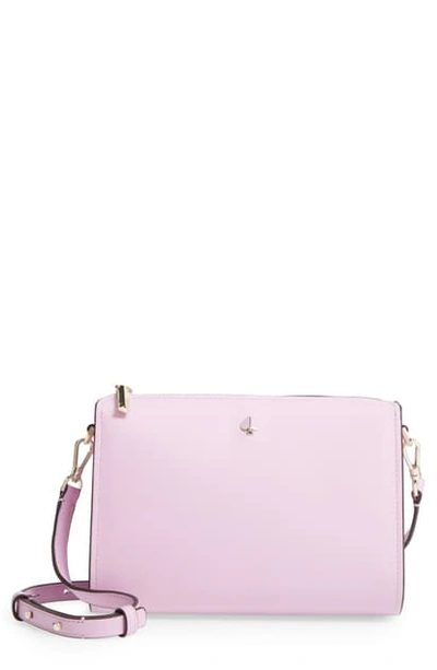 Shop Kate Spade Medium Andi Leather Shoulder Bag - Pink In Sweet Pea