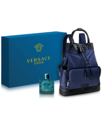 Shop Versace Men's 2-pc. Eros Eau De Toilette Gift Set