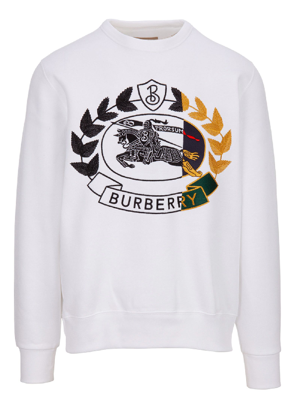 Burberry Sweatshirt In White | ModeSens