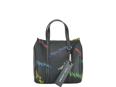 Shop Marc Jacobs The Tag Tote 21 New York Magazine Bag In Black