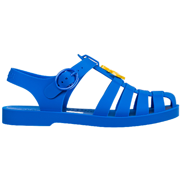 gucci blue sandals