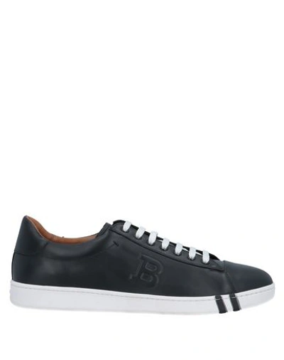 Bally Asher Low-top Leather Sneakers In Black