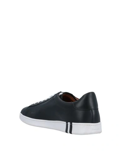 Bally Asher Low-top Leather Sneakers In Black