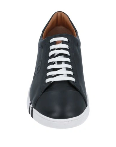 Bally Asher Low-top Leather Sneakers In Black