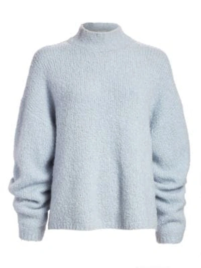 Shop 3.1 Phillip Lim / フィリップ リム Oversized Alpaca-blend Turtleneck Sweater In Eggshell Blue