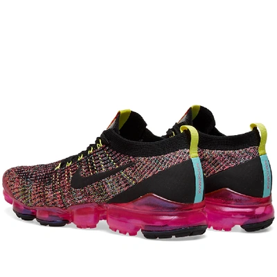 Air vapormax flyknit 3 w black  and  hot sale pink blast