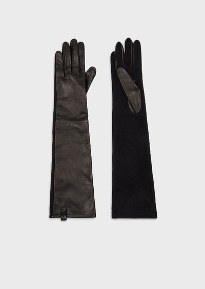 Shop Emporio Armani Gloves - Item 46654671 In Black