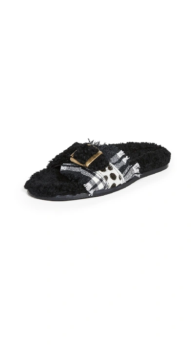 Shop Avec Modération Kitzbuhel Open Toe Sandals In Black