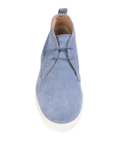 Tod's Ankle Boots In Blue