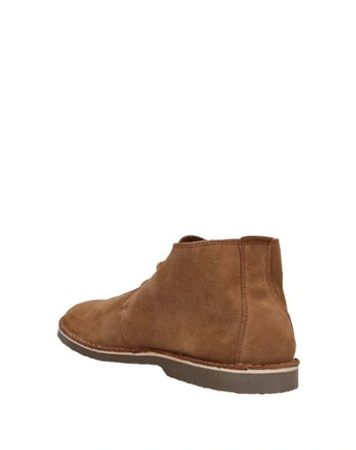 Shop Guess Ankle Boots In Tan