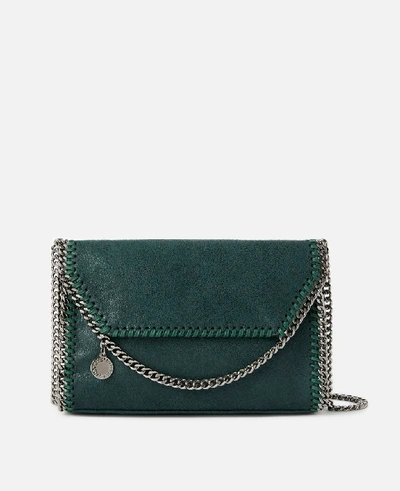 Shop Stella Mccartney Falabella Mini Bag In Green