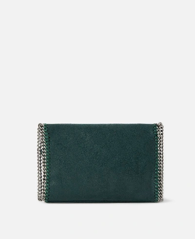 Shop Stella Mccartney Falabella Mini Bag In Green