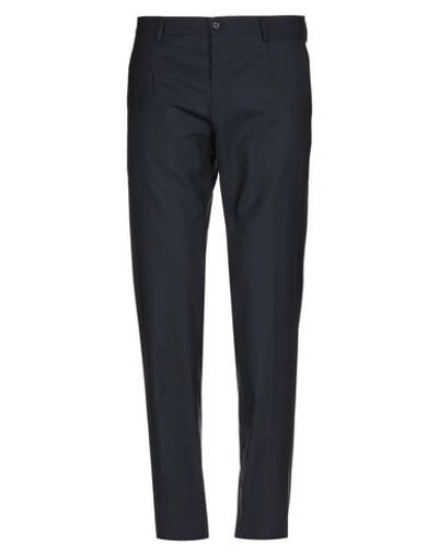 Shop Dolce & Gabbana Casual Pants In Dark Blue