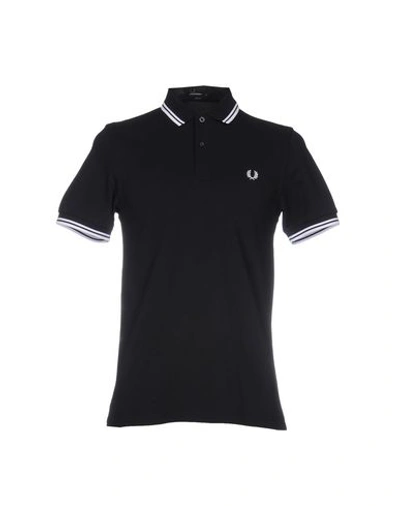 Shop Fred Perry Polo Shirts In Dark Blue