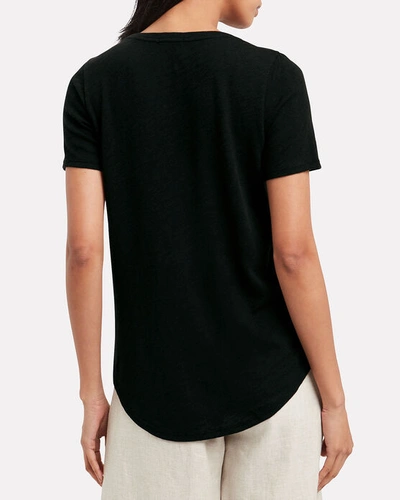 Shop Atm Anthony Thomas Melillo Slub Jersey T-shirt In Black
