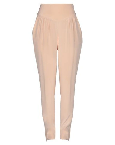 Shop Intropia Casual Pants In Pale Pink
