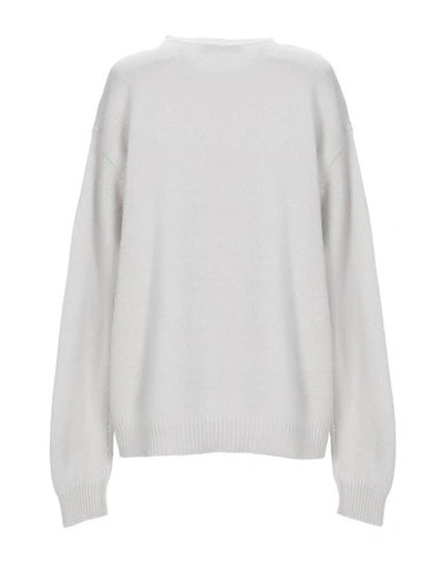 Shop Alexandra Golovanoff Cashmere Blend In Light Grey