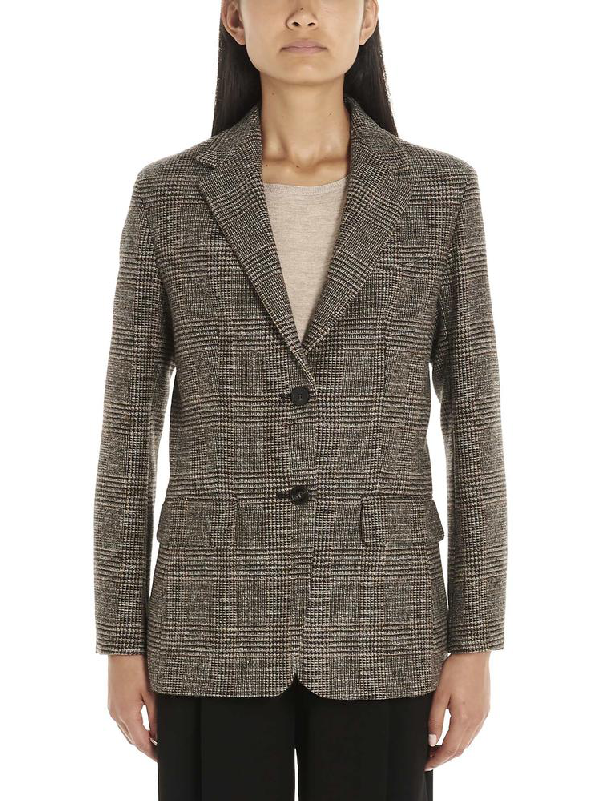 Weekend Max Mara Checked Jacket In Multi ModeSens