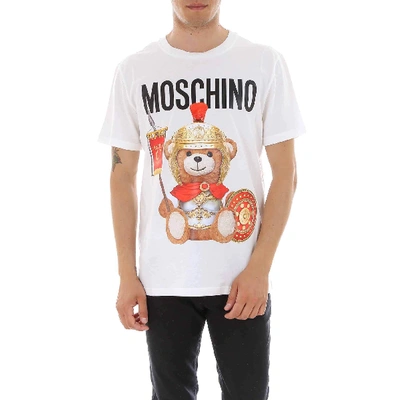 Shop Moschino Roman Teddy T In White