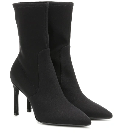 Shop Stuart Weitzman Wren 95 Ankle Boots In Black