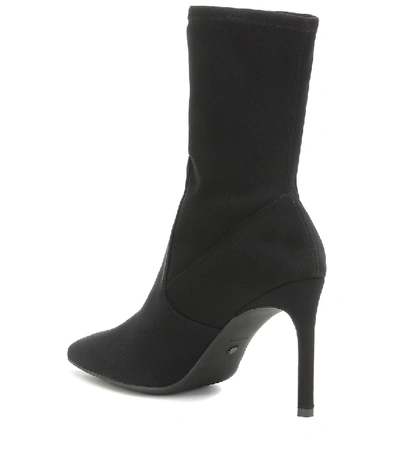 Shop Stuart Weitzman Wren 95 Ankle Boots In Black