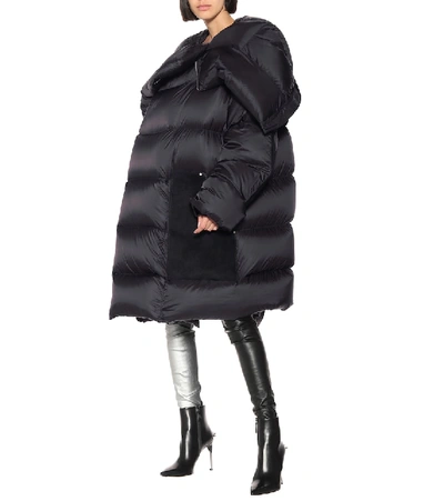 Shop Rick Owens Down Puffer Jacket In Black