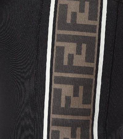 Shop Fendi Logo-print Tank Top In Black