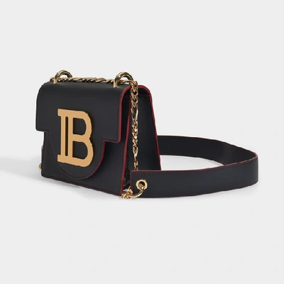 Shop Balmain B-bag 18 In Black