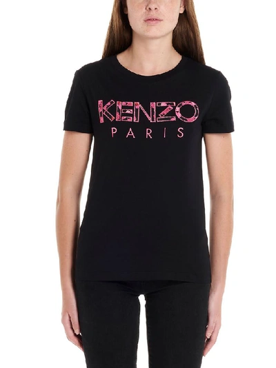 Shop Kenzo Logo T In Black