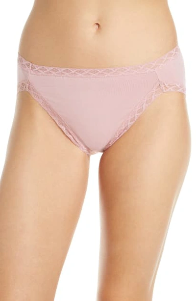 Shop Natori Bliss French Cut Briefs In Pink Champagne