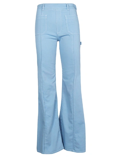 Shop Chloé Blue Trousers In K Shade Blue