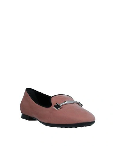 Tod's Loafers In Pink