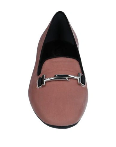 Tod's Loafers In Pink