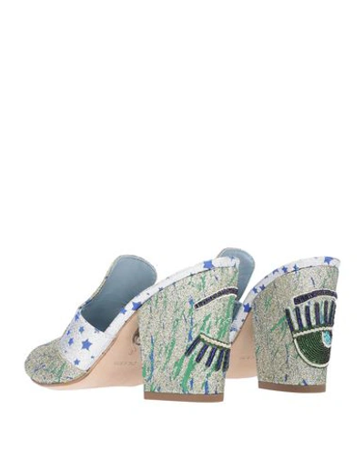 Shop Chiara Ferragni Sandals In Platinum