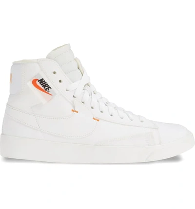 Shop Nike Blazer Mid Rebel Sneaker In White/ Platinum Tint/ White