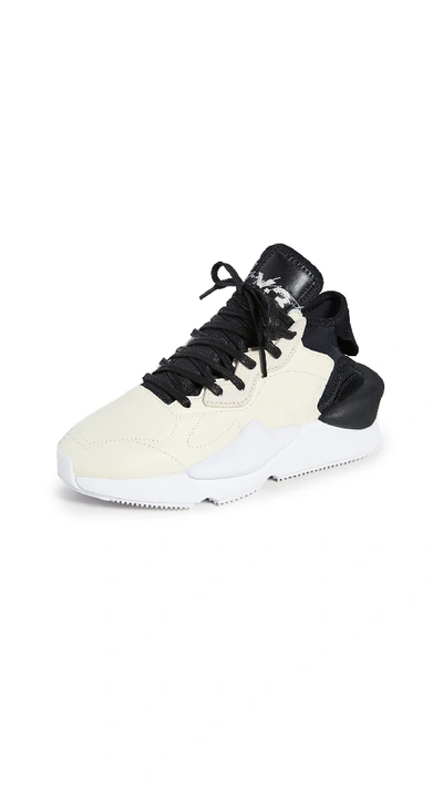 Shop Y-3 Kaiwa Sneakers In Cwhite/black/ftwwht
