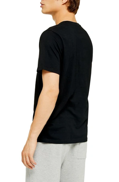 Shop Topman 2-pack Classic Fit Crewneck T-shirts In Black