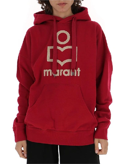 Shop Isabel Marant Étoile Mansel Hoodie In Red