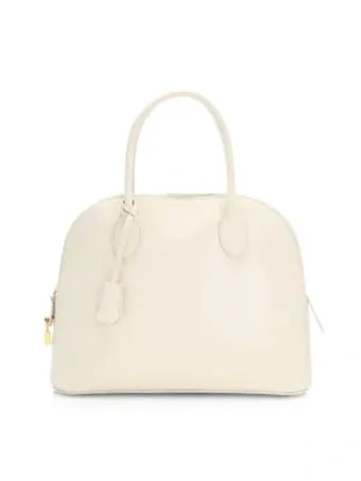 Shop The Row Women's Lady Leather Bag In Ivory