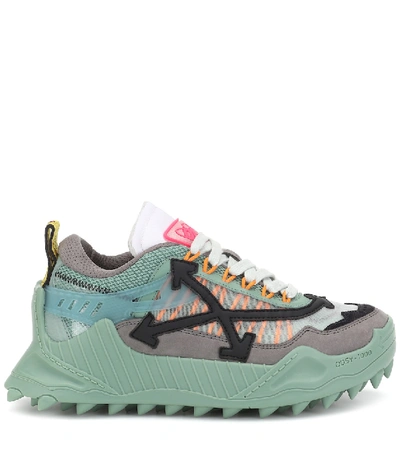 Shop Off-white Odsy-1000 Platform Sneakers In Green
