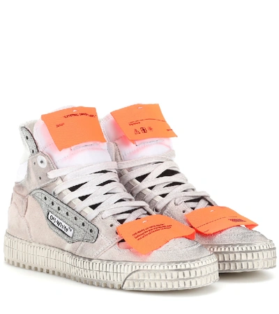 Shop Off-white Off Court 3.0 Suede Sneakers In White