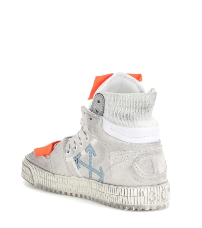 Shop Off-white Off Court 3.0 Suede Sneakers In White