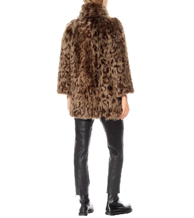 Shop Brunello Cucinelli Reversible Fur Coat In Brown